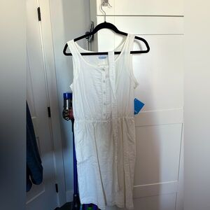 Columbia White Tennis Dress/Coverup